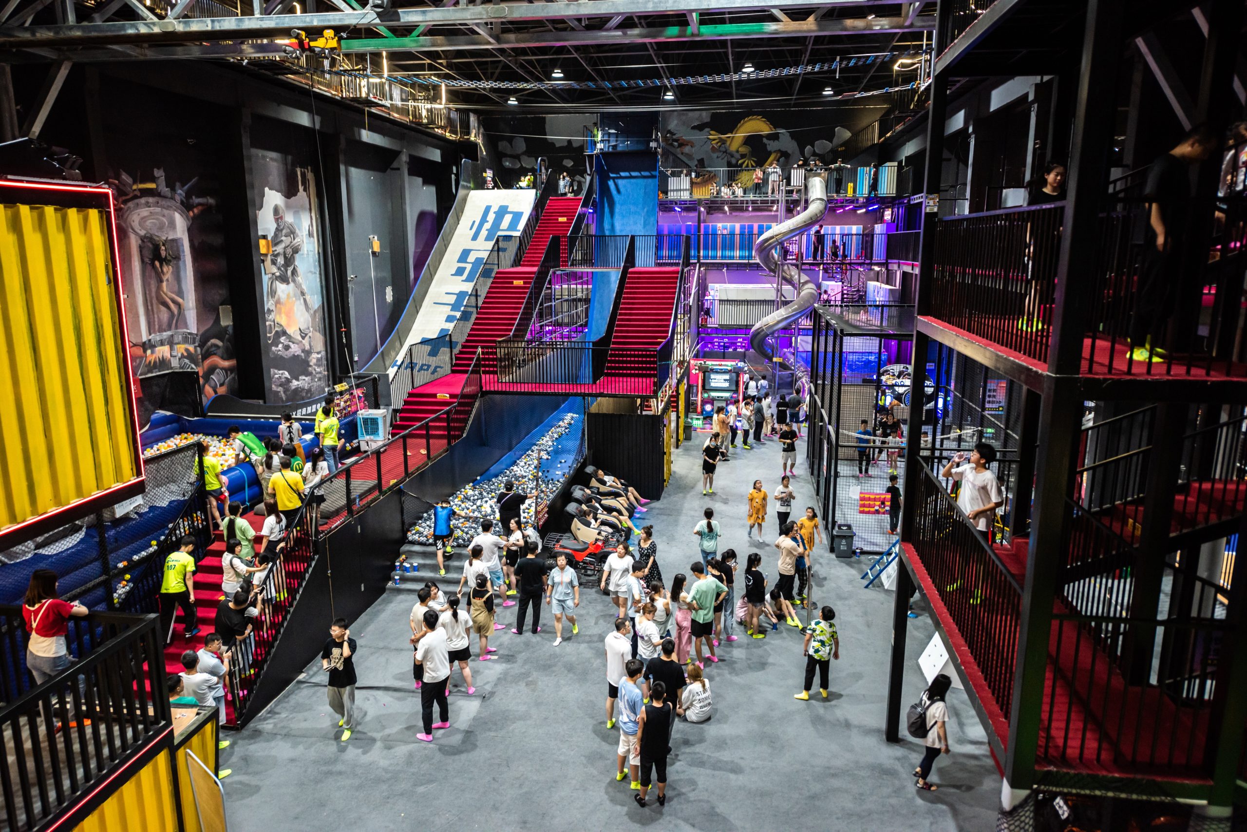 Customized Indoor Trampoline Park Equipment