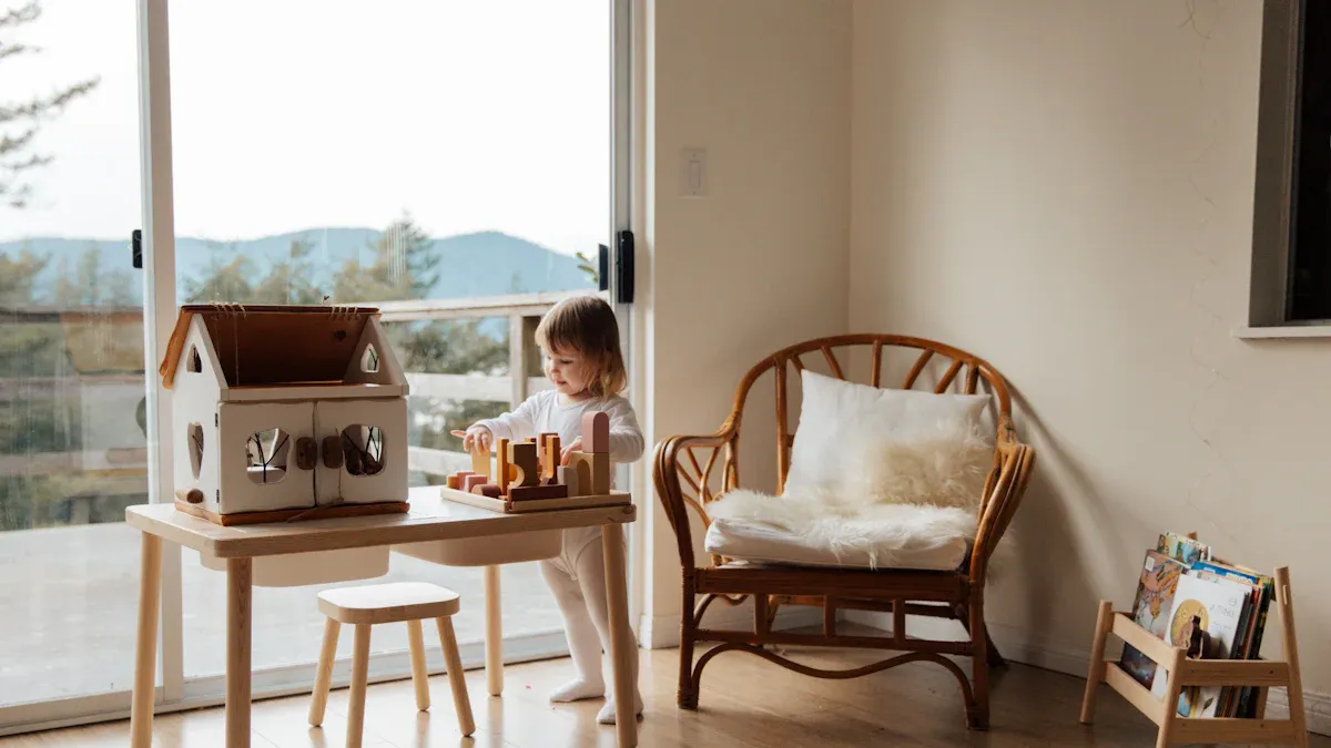 Wood in Indoor Play Structures