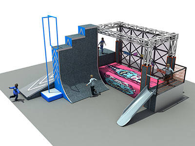 custom trampoline park