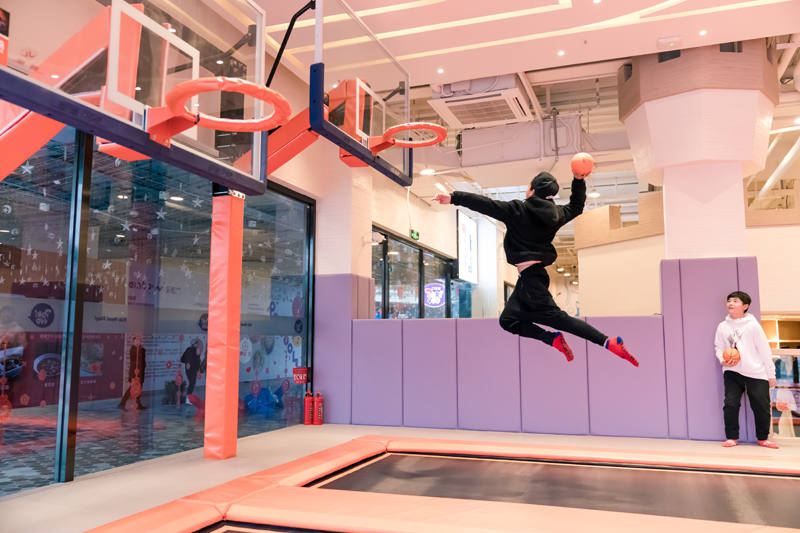 big indoor trampoline
