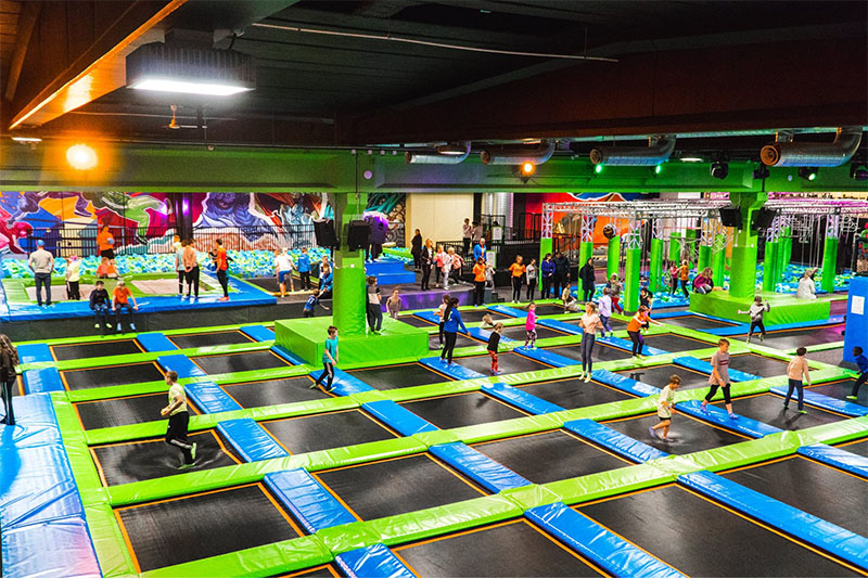 indoor commercial trampoline equipment